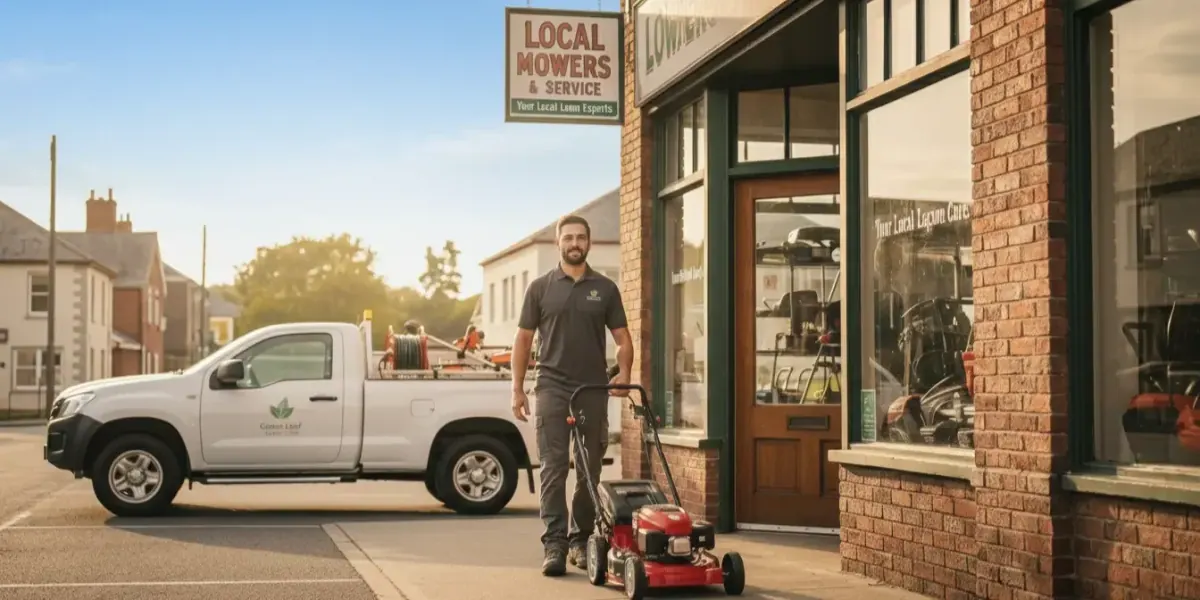 Buying a mower locally