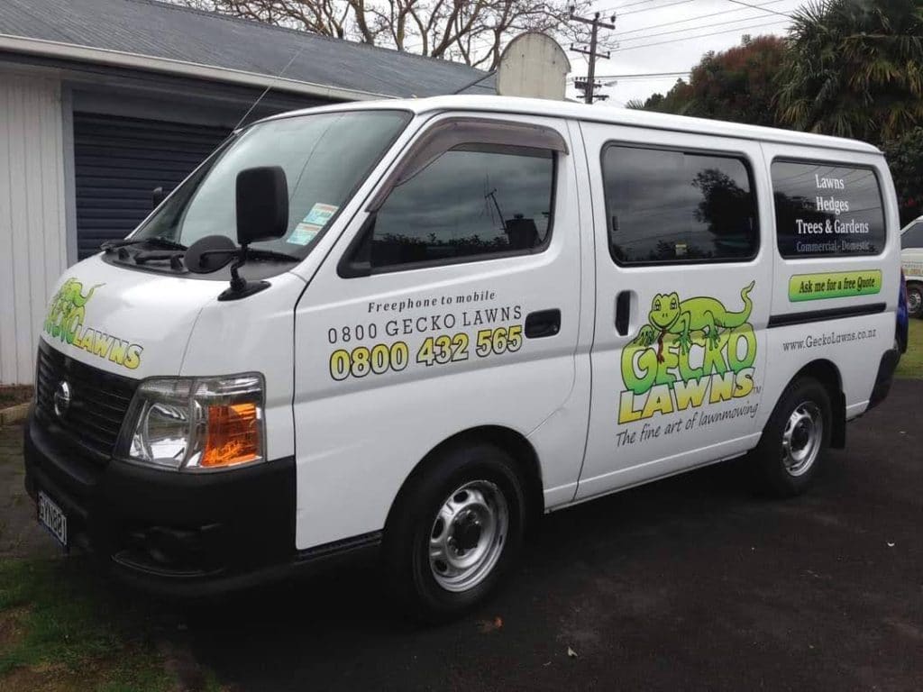 Signwriting a Lawn Care Vehicle: Right First Time