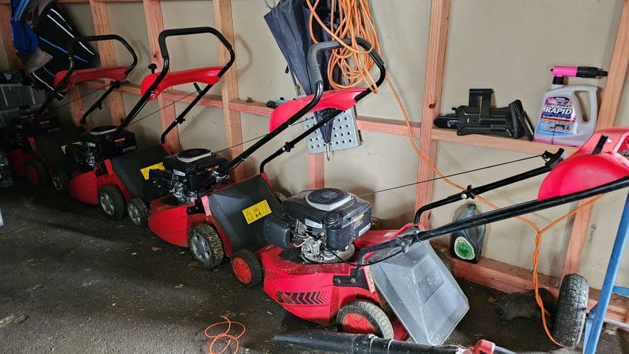 My backup mowers