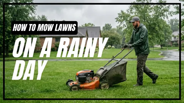 Mowing Grass in the Rain: 13 Easy Tips