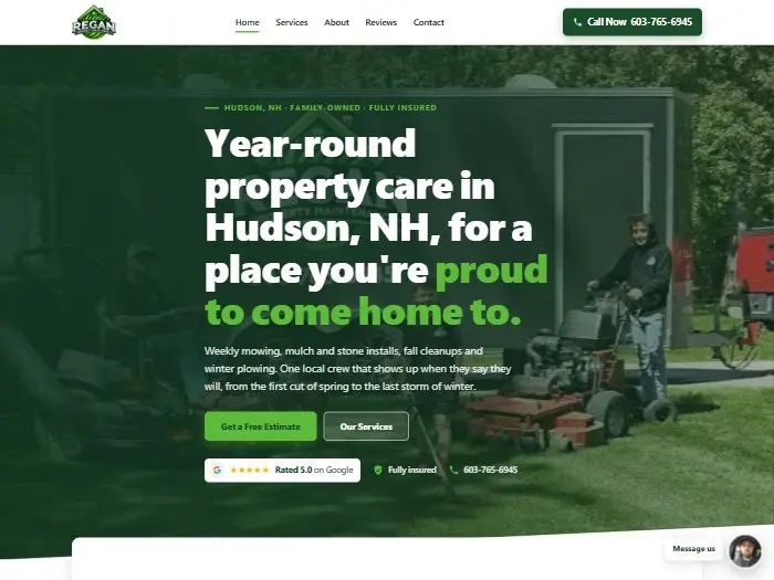 Regan Property Maintenance website