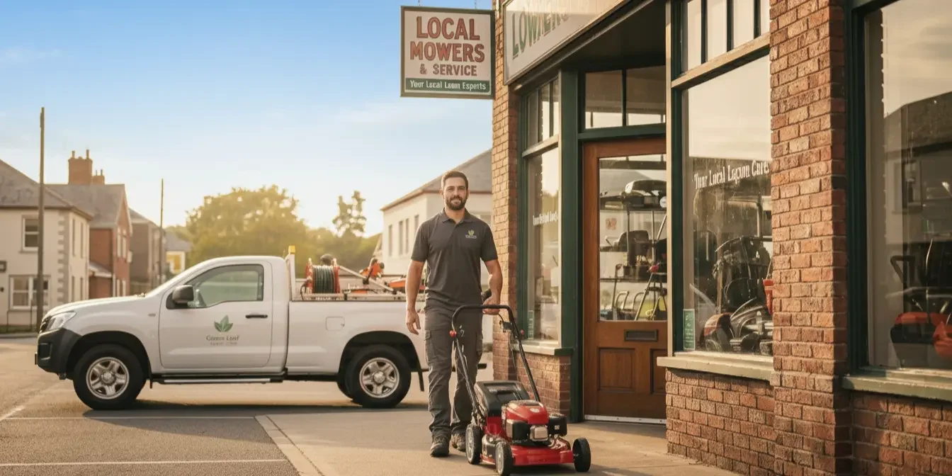 Buying a mower locally