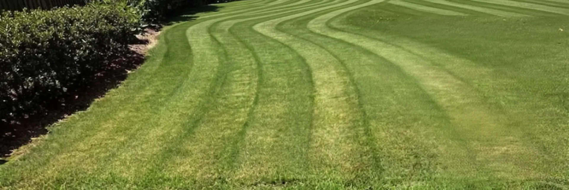 Uneven lawn mowing