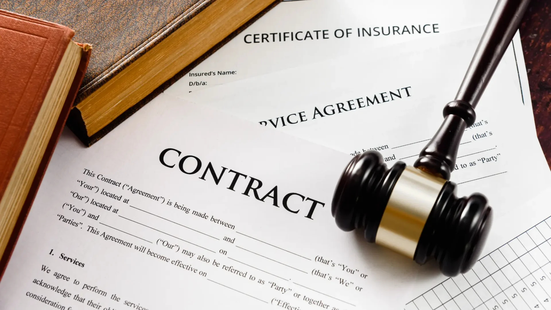 Legal documents for a lawn care business